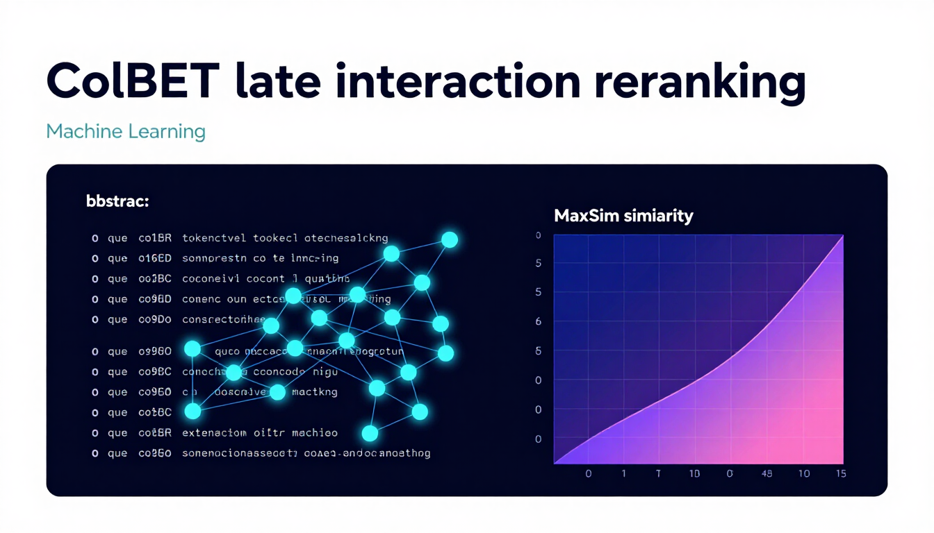 Late Interaction Reranking with ColBERT: Precision Without the Price